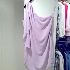 Lavender Off Shoulder Dress